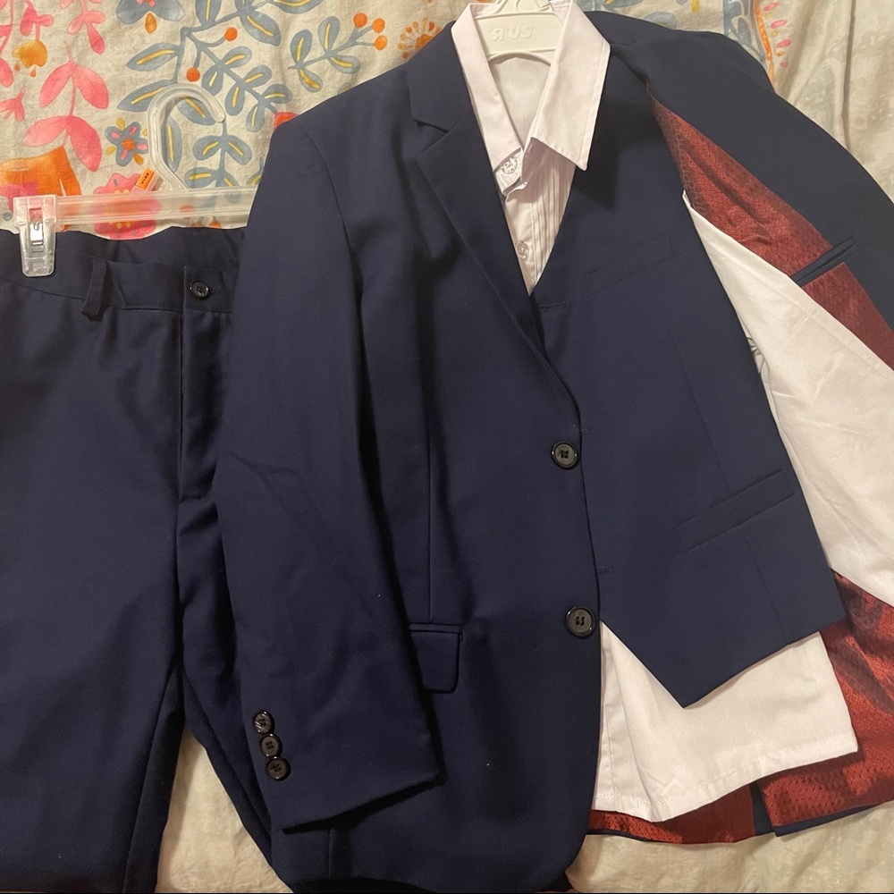 4 piece boys suit worn once